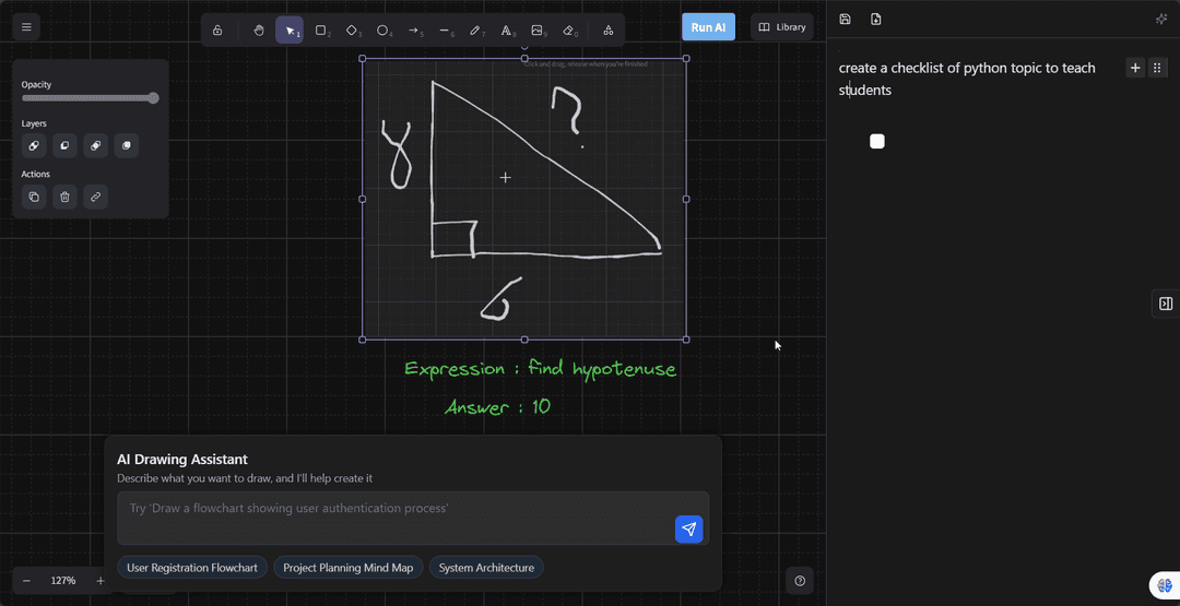 AI Powered Whiteboard