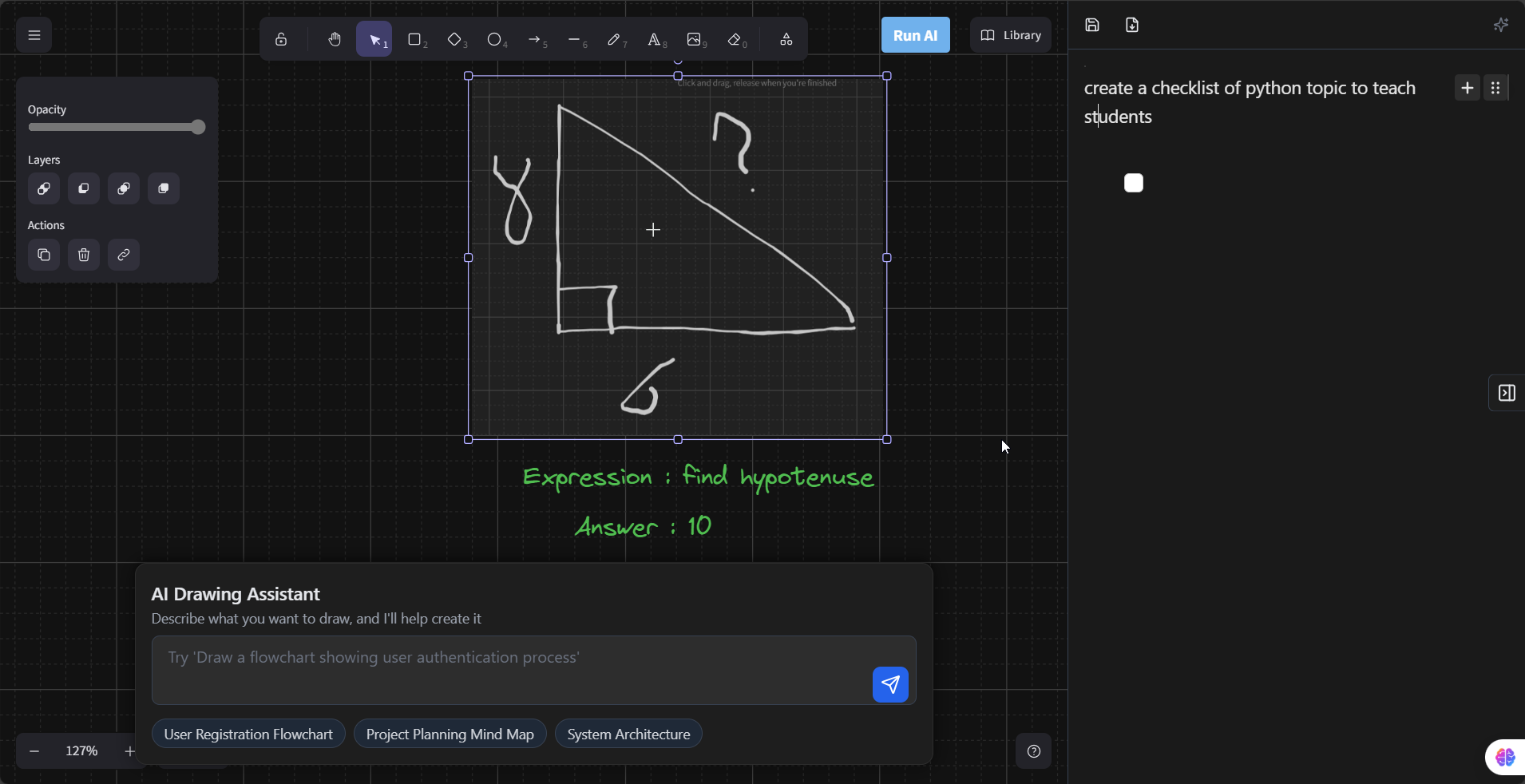 AI-Powered Whiteboard Project